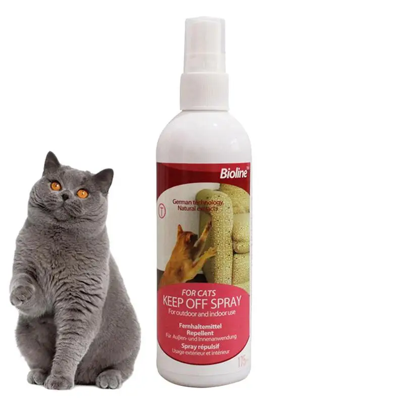 

Indoor Outdoor Cat Anti Scratch Spray Pet Forbidden Area Spray Cats Dogs Scratching Stop Door Sofa Furniture Protection 175ml