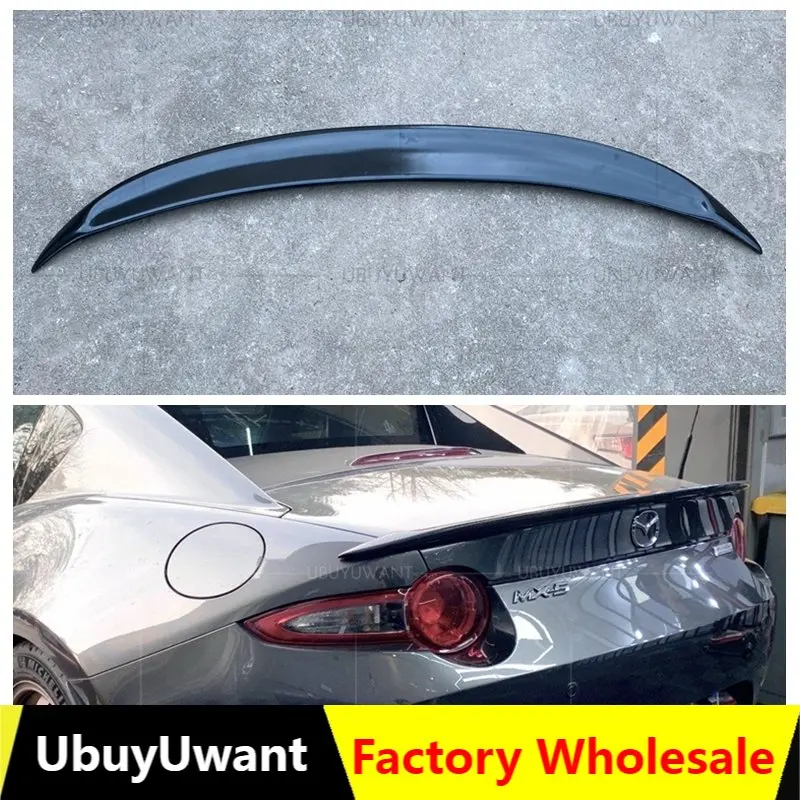 

UBUYUWANT For MAZDA MX5 MX-5 FRP/CARBON FIBER ND Miata Garage Vary Style Rear Tail Wing Decoration For Mazda Mx5 2016-2019