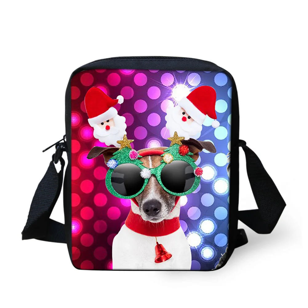 ADVOCATOR Christmas Hat Pattern Crossbody Bags Kids Children School Bags Kawaii Handbag Shoulder Messenger Bag Free Shipping