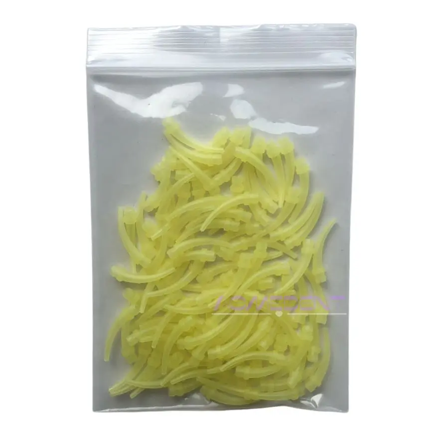 2000 шт. стоматологический интраоральный наконечник для смешивания оттиска, желтый