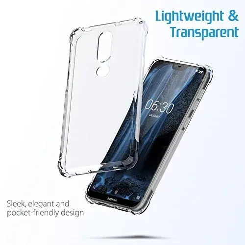 2 шт. чехол из ТПУ с кристаллами для Nokia 6.1Plus X6 роскошный мягкий силиконовый