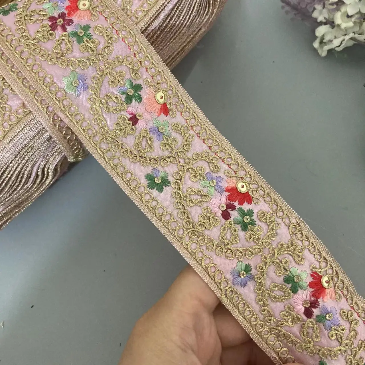 Винтажная этническая лента YUMMY 5см