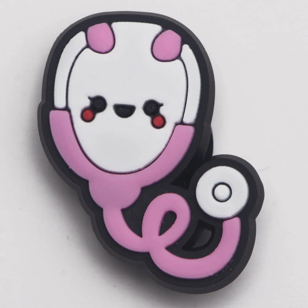 1PCS PVC Brooches Ambulance Medicine Bottle Infusion Thermometer Pill Band Aid Tooth Syringe Medical Kits Icons Trinket |