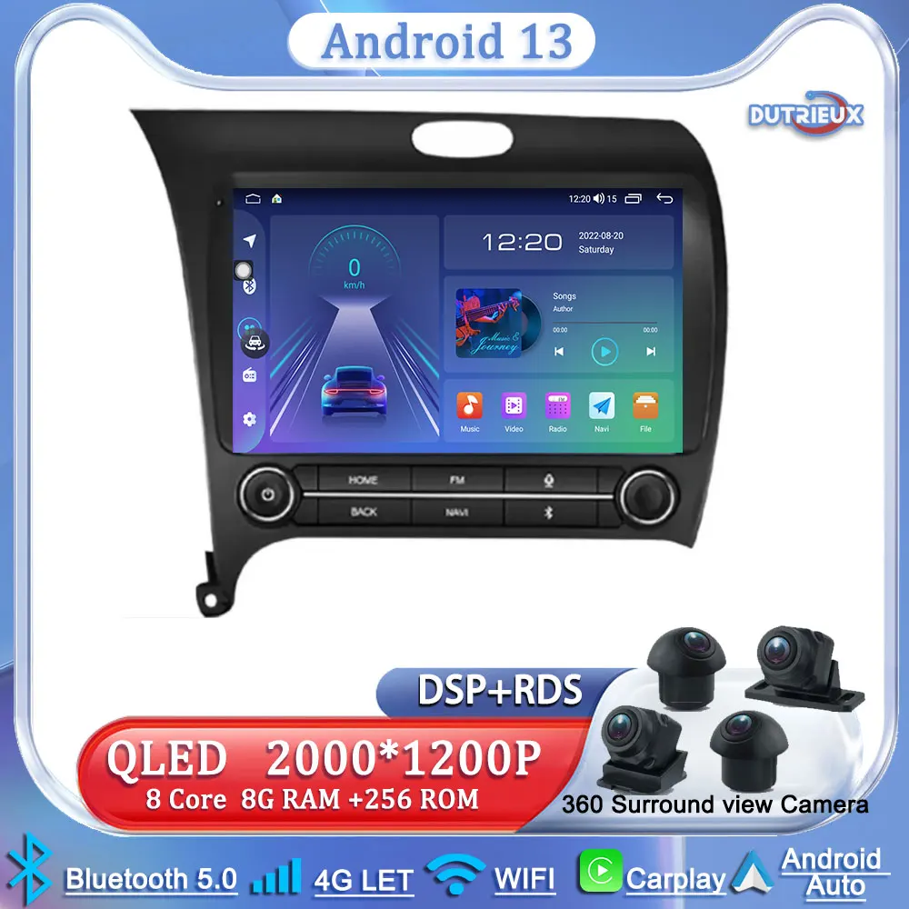

Android For Kia K3 Cerato 3 Forte LHD 2013 - 2017 Auto Multimedia Monitor Screen Stereo Radio Video Player TV Car GPS Navigation