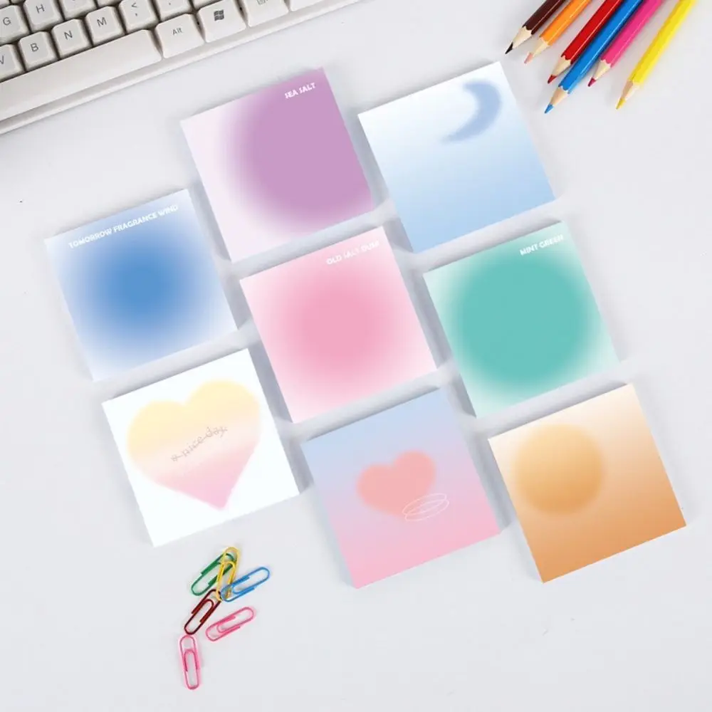 

Student Stationery School Supplies Bookmark Sticker Diary Memo Pad Sticky Note Message Notes Tearable Memo Pad