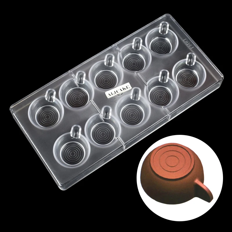 

3D формы для шоколада, инструменты для шоколада, поликарбонатные инструменты, поднос для кофейной чашки, формочки для торта, формы для шокола...