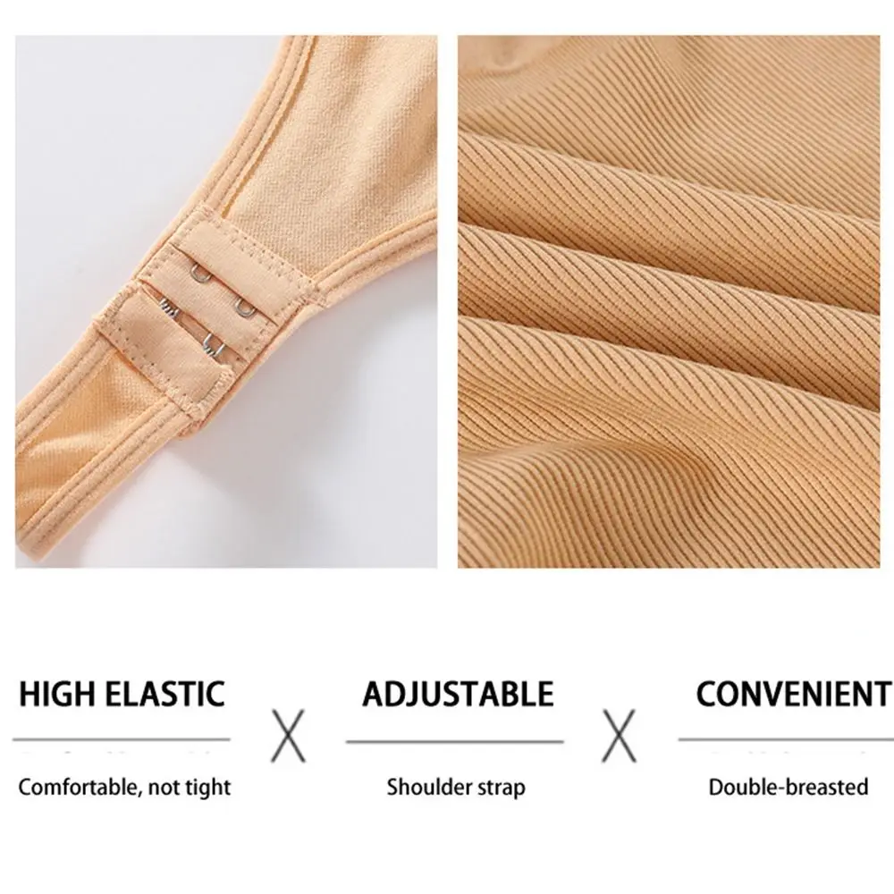 Удобные бесшовные Утягивающие трусики-танга боди без рукавов мягкое Утягивающее