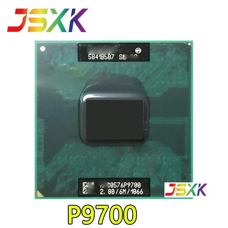 Процессор для ноутбука Intel Core 2 Duo P9700, процессор для ноутбука PGA 478, процессор работает должным образом