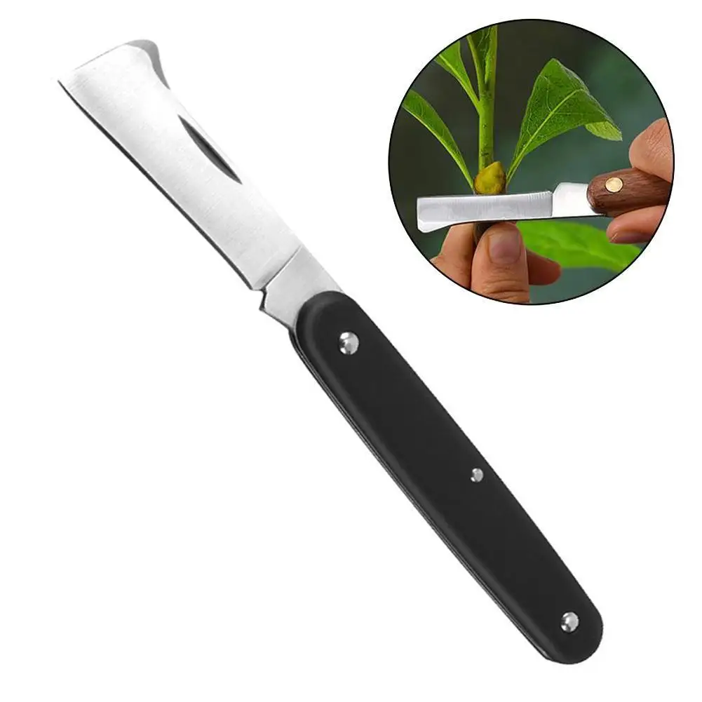 

Steel Grafting Cutter Garden Tool Foldable Plant Pruning Knife Fruit Tree Grafting Clippers Pruner Bonsai Tools