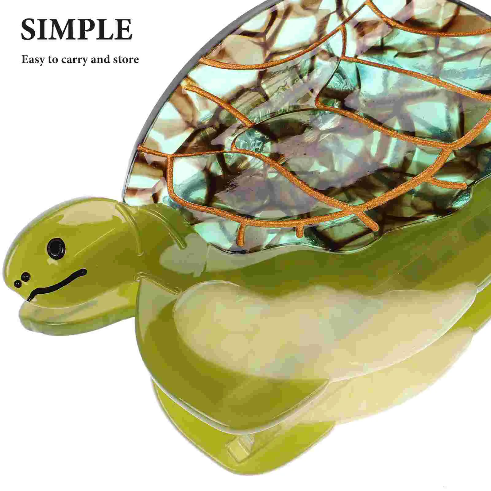 Заколки для волос с океанской черепахой ацетатные заколки мультяшные креативные