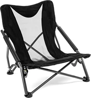 camping chair low profile folding chair for camping beach picnic barbeques sporting event with carry bag