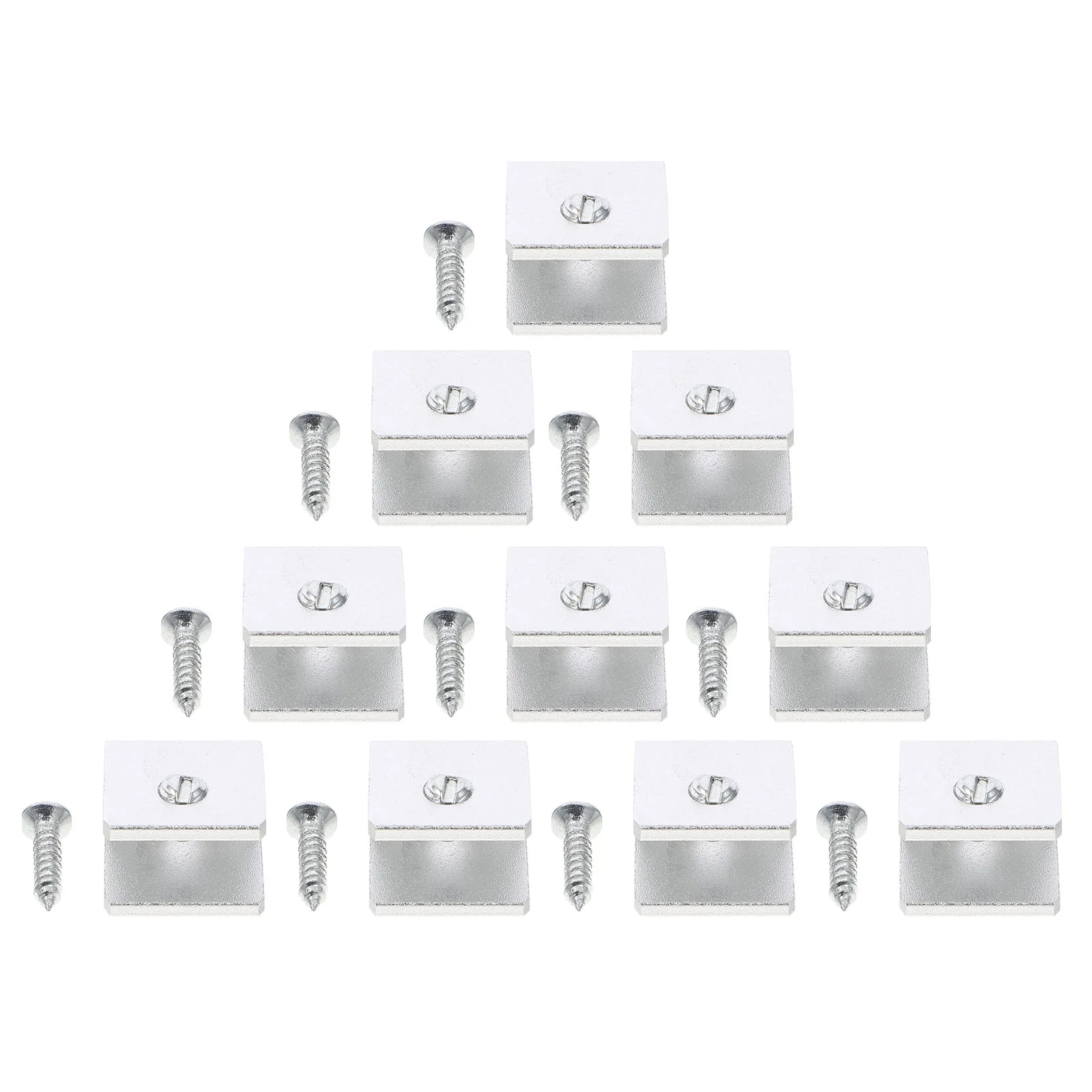

Shelf Brackets Clamp Bracket Clip Clips Clamps Support Mounting Shelves Holder Floating Mirror Supports Adjustable 10Mm Shower