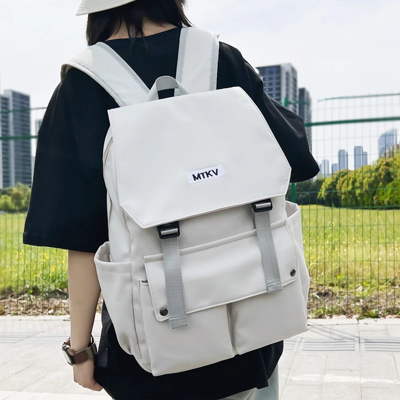 

Модный водонепроницаемый студенческий рюкзак для девочек и мальчиков, нейлоновый рюкзак, Женский дорожный рюкзак, школьная сумка для колле...
