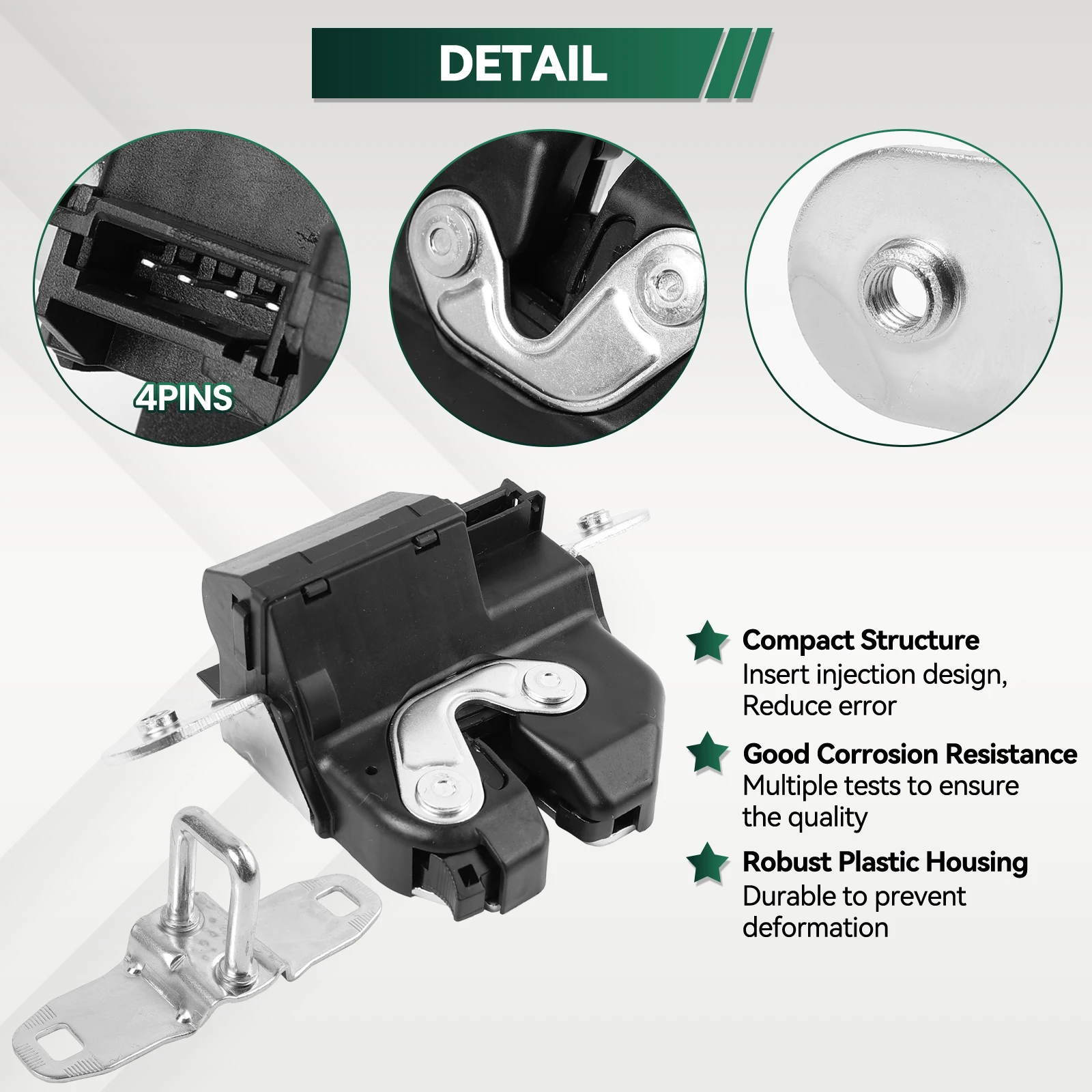 Привод для замка двери хэтчбека задняя дверь фотозащелка 55702917 Fiat 500 Grande Bravo Punto Evo