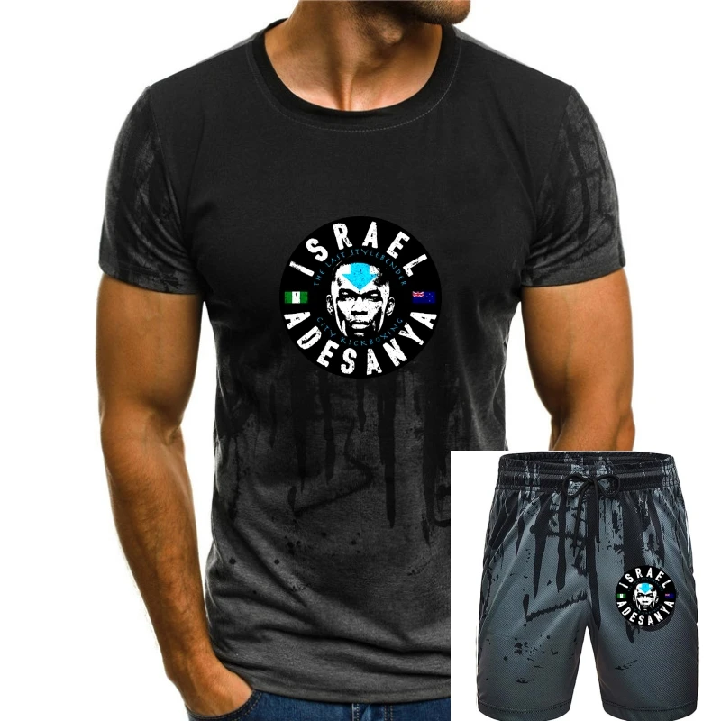

Israel Adesanya The Last Stylebender City Kickboxing T-Shirt Black-Navy Men-W... Humorous Tee Shirt