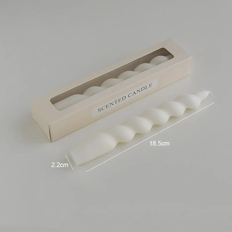 

Спиральная ароматическая свеча из парафина