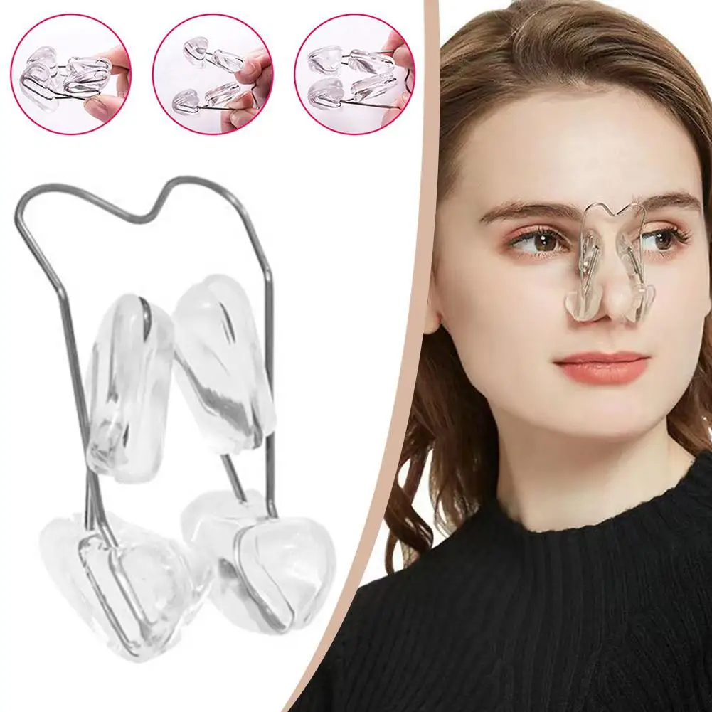 

NEW Nose Up Lifting Shaping Shaper Orthotics Clip Beauty Nose Straightening Clips Tool Clip Massager Nose Slimming Up Corre O3X0