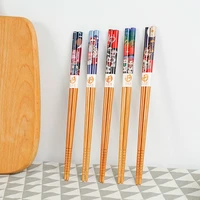 5 pair set handmade bamboo chinese chopsticks sushi kitchen accessories japanese style reusable wood chopsticks korean tableware