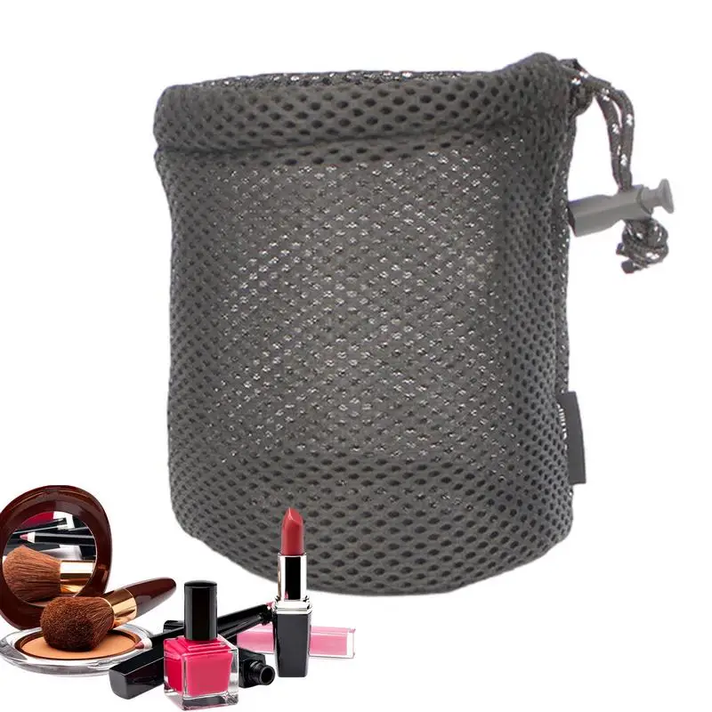 

Small Net Bags With Drawstring Multi-purpose Durable Nylon Mesh Drawstring Bag Mesh Ditty Bag Net Bag For Beach Toys Outdoor
