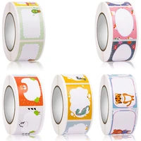 350pcsroll name tags sticker baby bottle stickers seal label for daycare school waterproof write on kitchen jar reminder tags