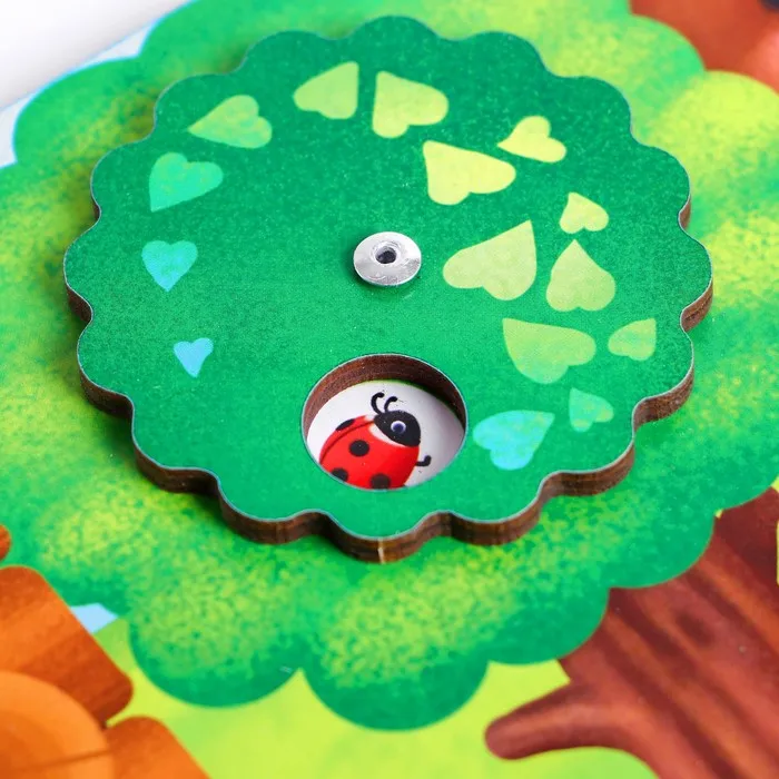 Бизиборд по мотивам русской народной сказки Колобок Лесная мастерская |