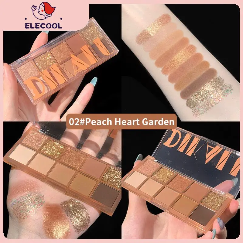 

Makeup Palette Palettes Shadows Shimmer Shiny Sequins Pigments Colorful Eyeshadow 10 Colors Eyeshadow Palette Eyes Makeup