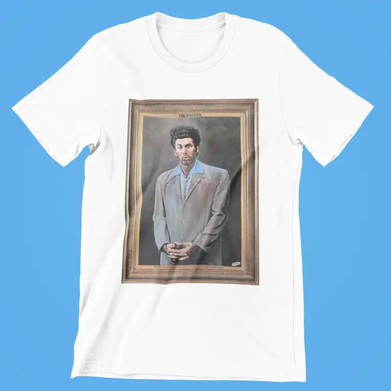 Фото Футболка премиум-класса The Kramer Painting Portrait Seinfeld Michael Richards №1