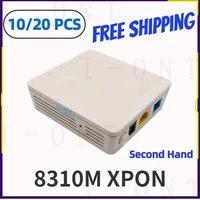 second hand 8310m xpon ont dual mode 1ge onu ont with single lan port apply to ftth modems termina 15 or 17 version no power