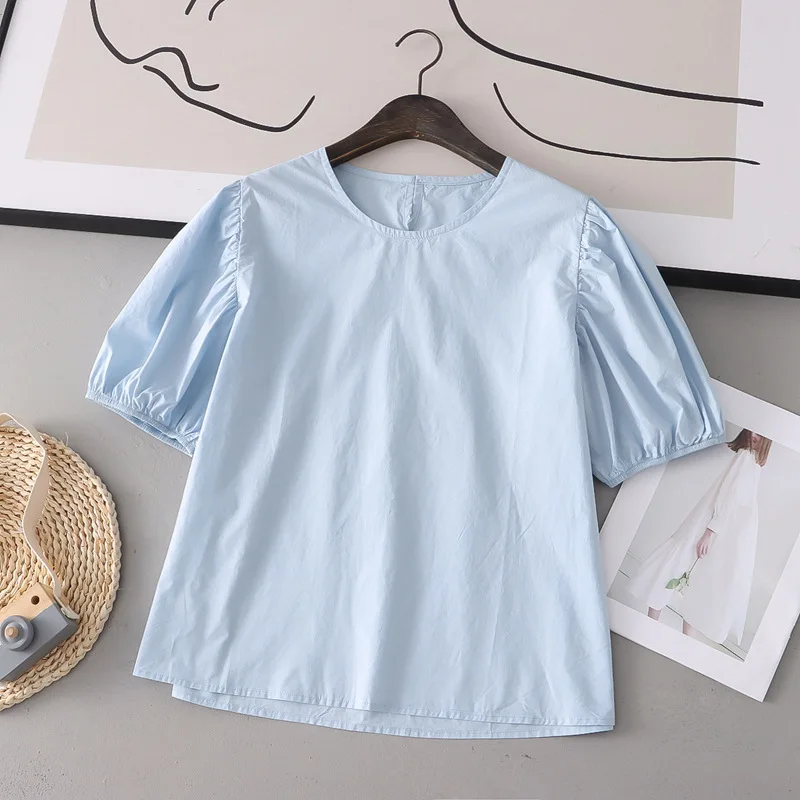 

Fashion summer pregnant women's new round neck loose pullover t shirt