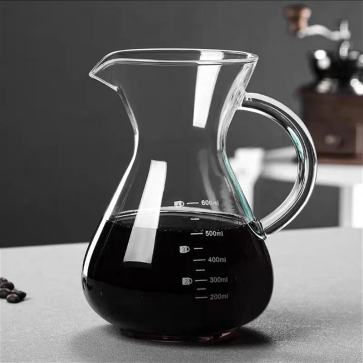 Стеклянный кофейник с фильтром высокотемпературные кофейники для эспрессо