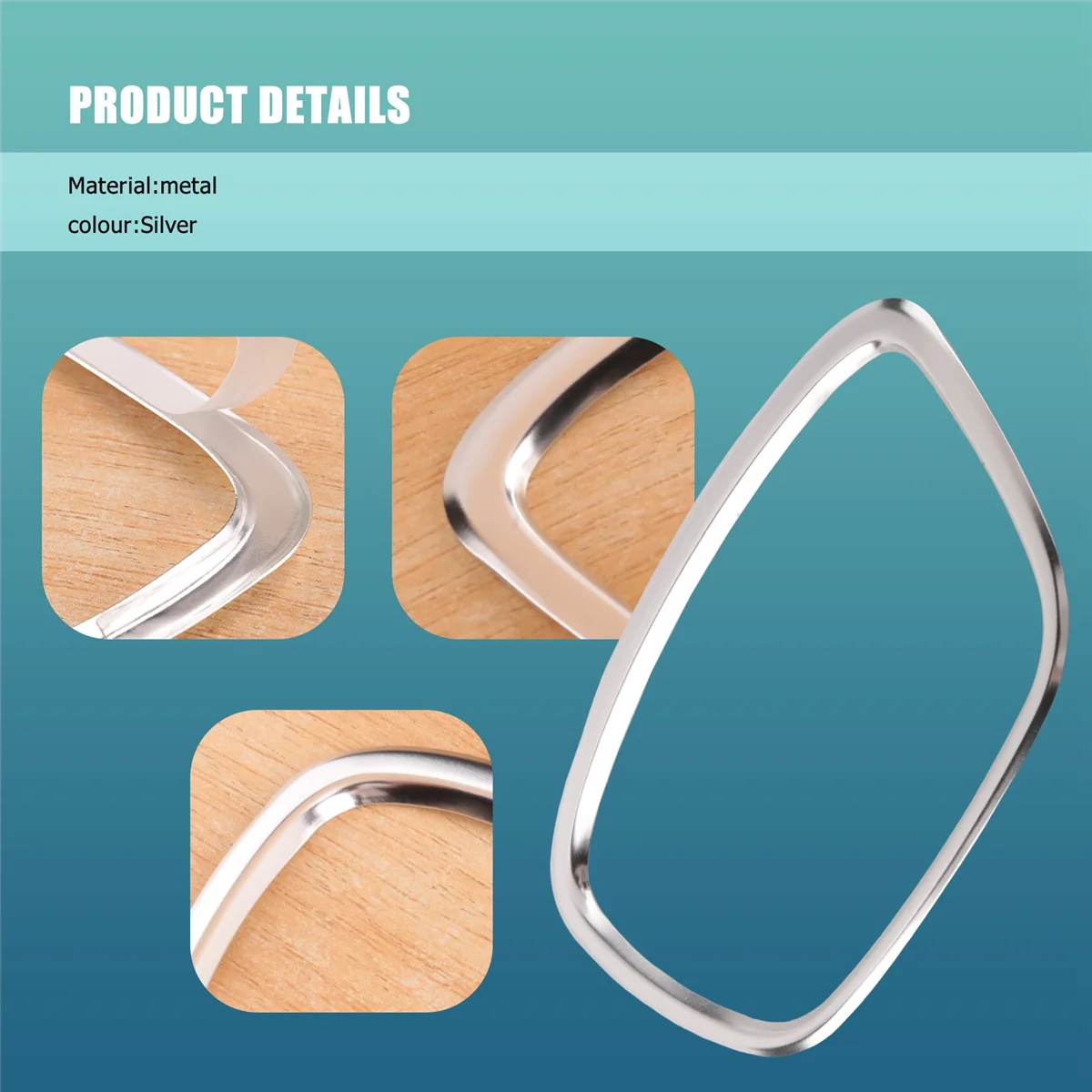 Хромированная наклейка на руль автомобиля отделка крышки украшение для Audi