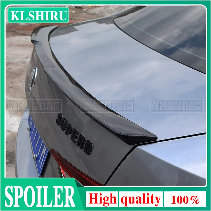 

For Skoda Superb 2015-2019 High Quality ABS Plastic Unpainted Primer Color Exterior Tail Trunk Wing Rear Spoiler Decoration