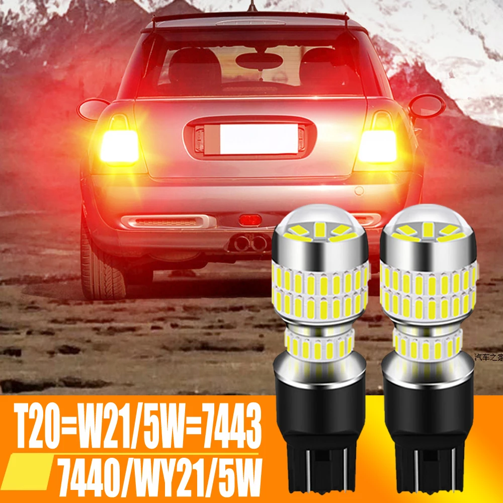 

2pcs LED Brake Light Blub Lamp W21/5W 7443 Canbus For Mazda 2 DY DE DH DL DJ 3 BK BL BM BN 5 6 GG CX-3 CX-5 CX-7 CX-9 MX-5 RX-8