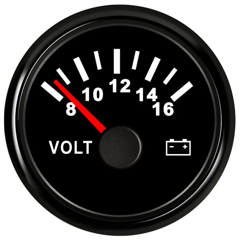 Вольтметры с указателем 52 мм вольтметры 8-16 В морские пригодные для