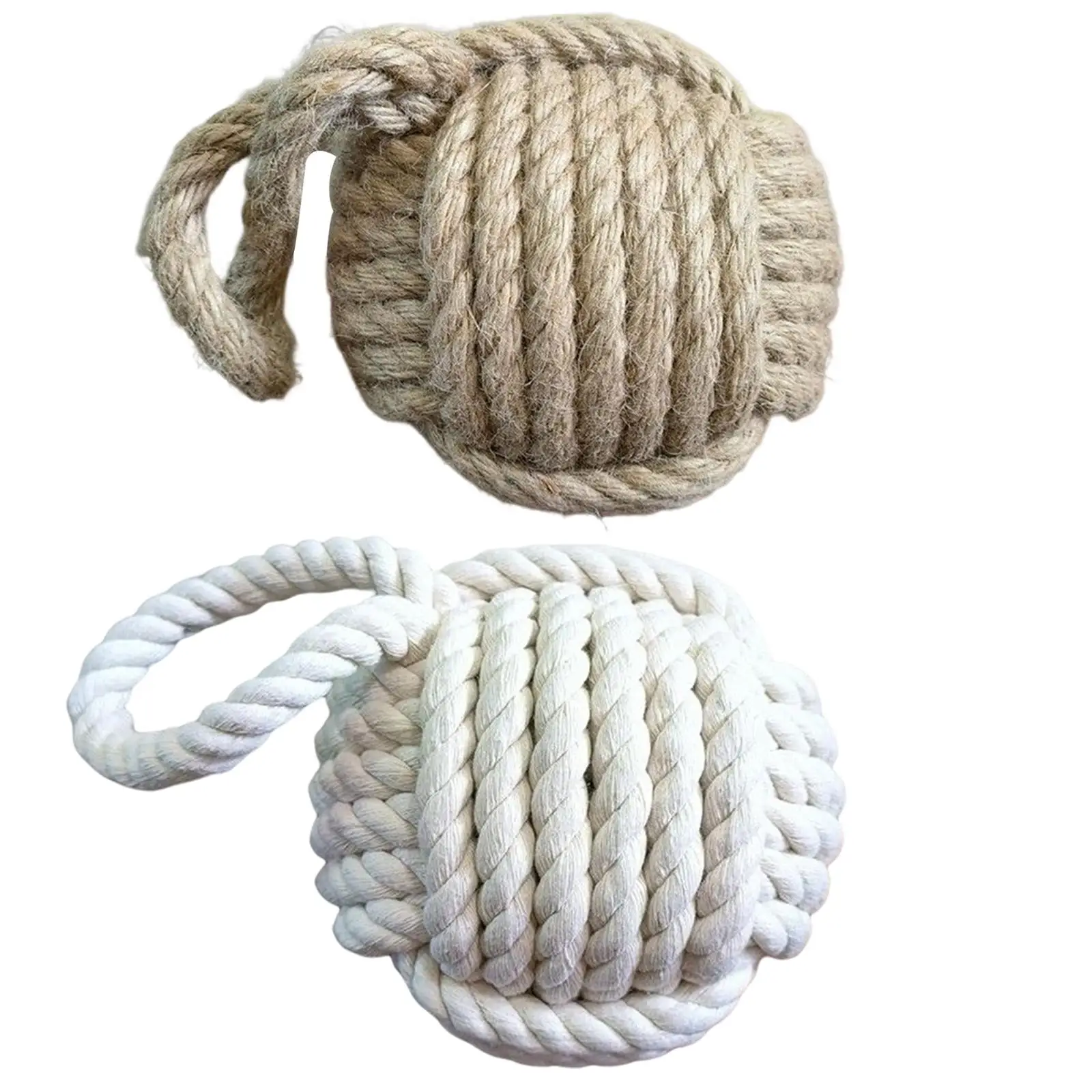 

Rope Knot Door Stop Creative Beach House Nautical Rope Knot Novelty Sailors Knot Boat Decor Old Style for Bedroom Living Room