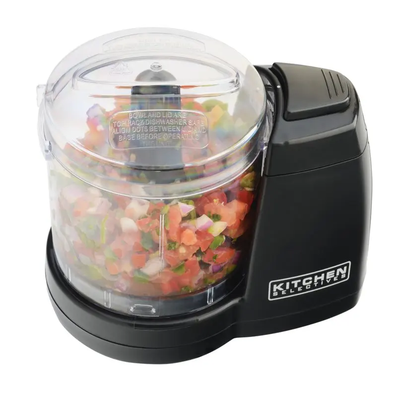 

Kitchen Selectives Mini Chopper, Black, Black