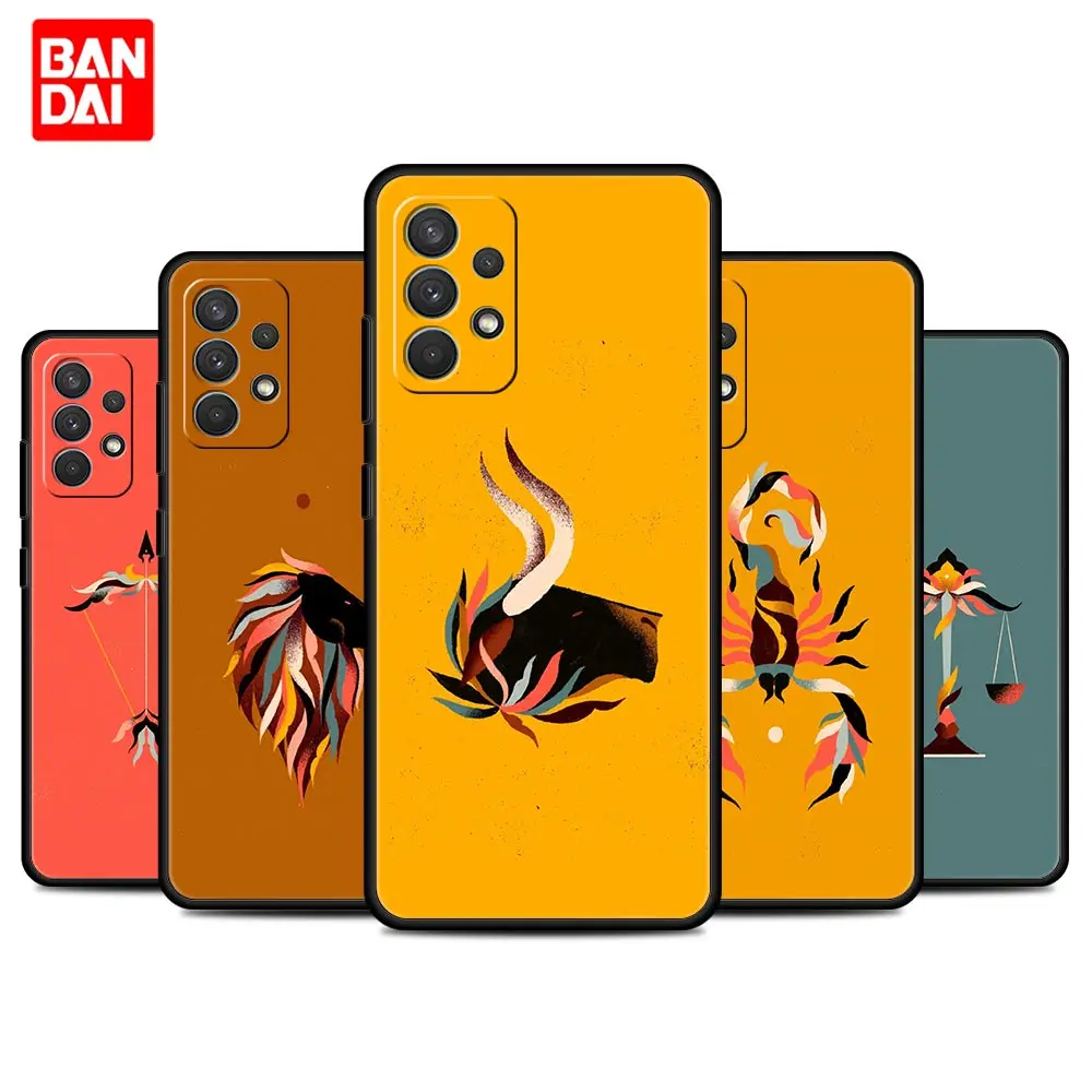 

Constellation Zodiac Case for Samsung Galaxy A12 A52 S20 FE A51 A32 A21s S21 A50 A71 A02s A31 Plus Ultra Silicone Cover Funda