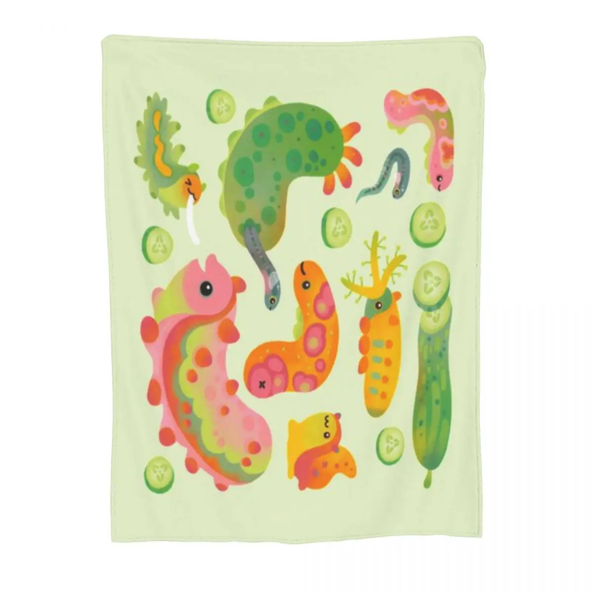 Морской огурец ультрамягкое одеяло из микрофлиса