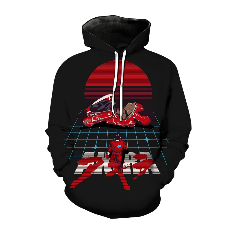 

Толстовка Akira с 3D принтом, свитшот для косплея аниме, мужская и женская Повседневная модная Толстовка Оверсайз, пуловер в стиле хип-хоп, паль...