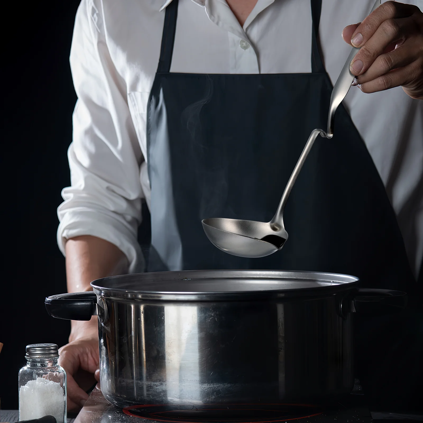 

Fat Separator Cooking Grease Spoon Stainless Steel Serving Spoons Punch Bowl Ladle Kitchen utensils