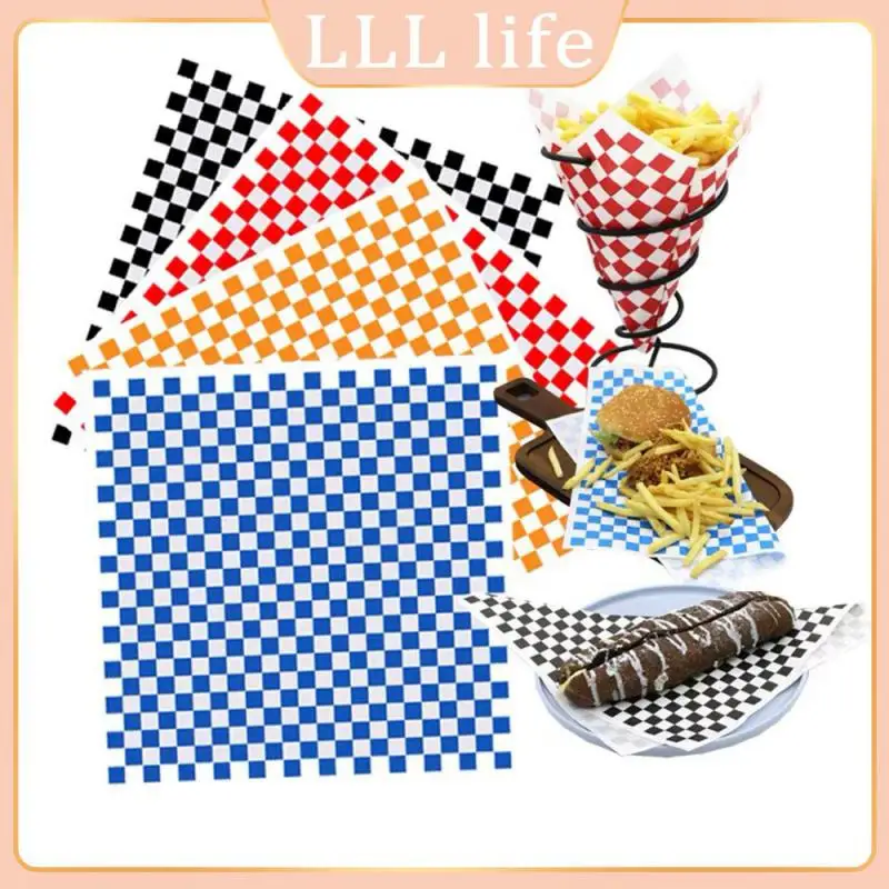 

No Stick Pan Cake Greaseproof Paper Grease Resistant Natural Wrapping Paper Food Grade Heat-resistant Temperature Cute Household