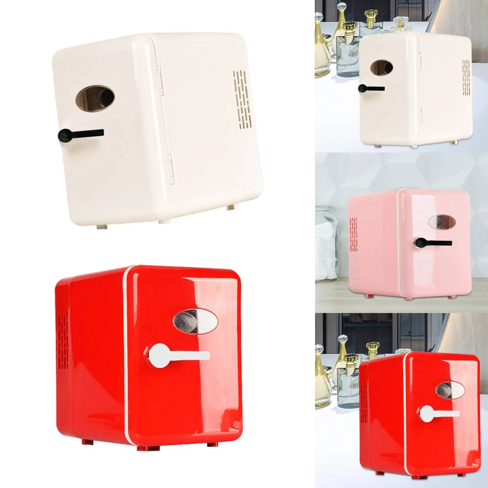 

6L Portable Car Refrigerator USB Mini Fridge Small Refrigerator Hot and Cold Dual Use Car Freezer Cooler for Outdoor Camping