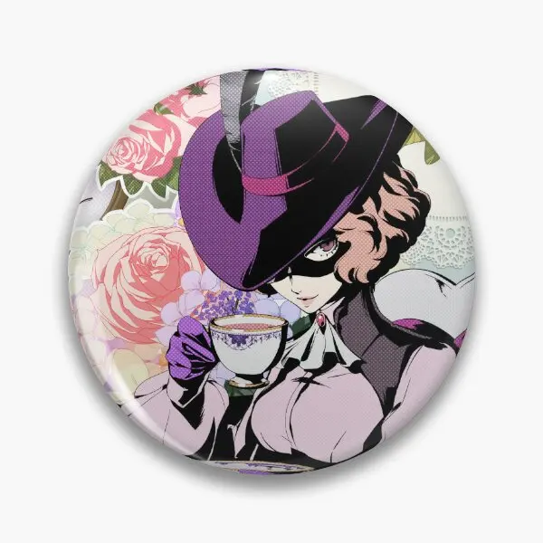 P5 Haru Okumura Noir All Out Attack мягкая булавка для воротника милый подарок одежды лацкана