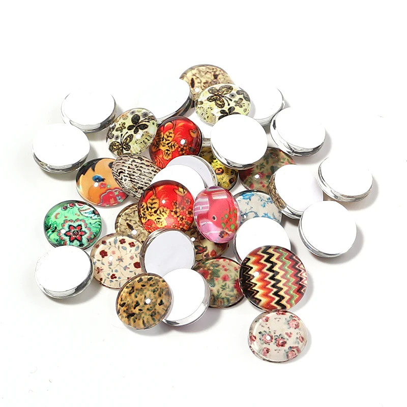 

Изысканная мода, кабошон, стеклянное кольцо в форме цветка, лицо, случайный цвет, смешивание аксессуаров для искусственного ожерелья