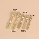 Набор чистящих насадок для пистолета. 22 .30 .40 410GA 12GA, набор щёток, латунные насадки, заостренные заглушки, щелевые чистящие петли для пистолета, фотоаппарат