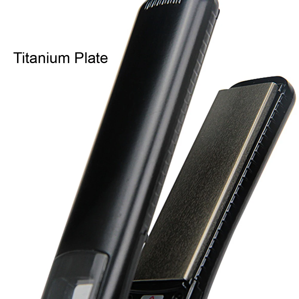 Высокотемпературный утюжок для волос 470 ° F титановый вибрирующий Кератиновый