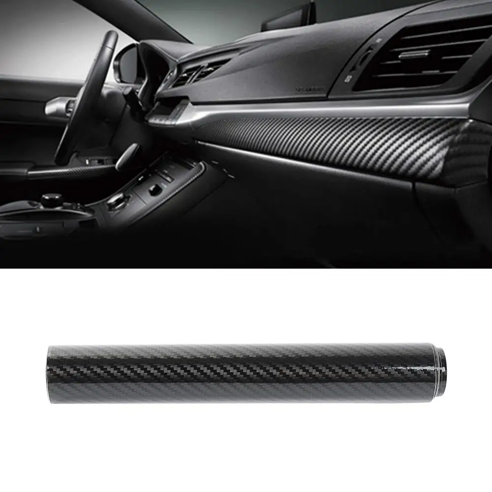 

20*152CM 10*152CM Carbon Fiber Car Body Sticker Shiny Gloss Film Wrap Car Decal Sticker Decoration Car Interior Accessories