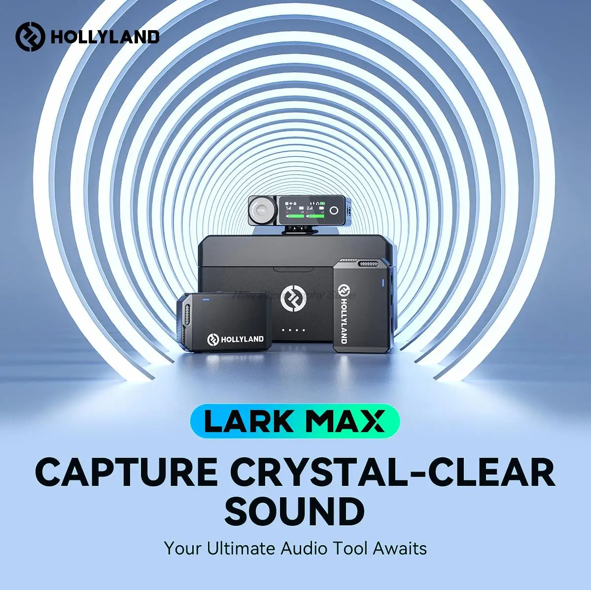 

Hollyland Lark Max профессиональный беспроводной петличный микрофон для фотографии, беспроводной микрофон, Студийный микрофон для видео, микрофон для смартфона