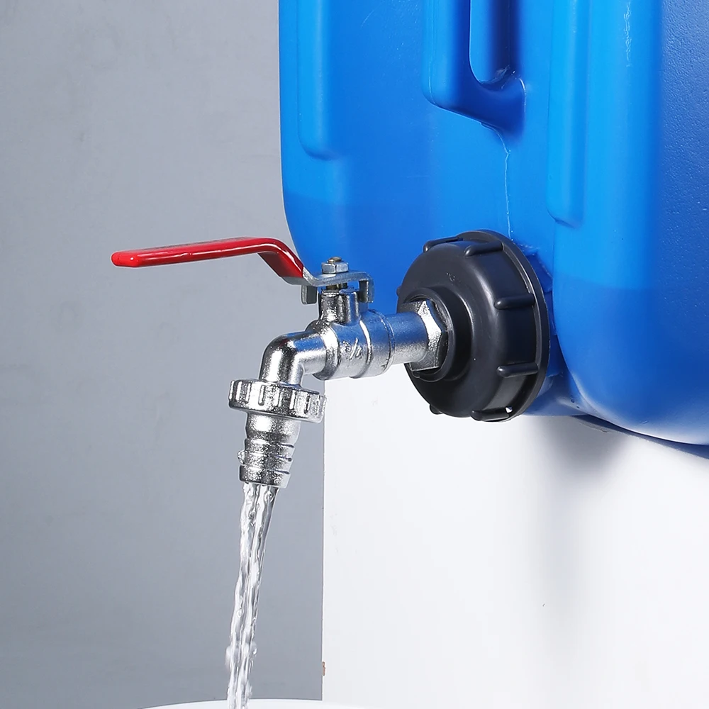 

1PCS 1000L Water Tank Adapter S60*6 To 1/2'' 3/4'' Garden Hose Connector Thicken IBC Tank Replacement Valve Faucet
