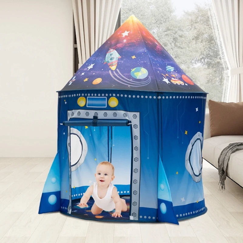 

Practical Teepee Tent Toy for Kid Folding Tents Children Tent Wigwam-Baby Play House Boy Cubby Castle-Room Decorations